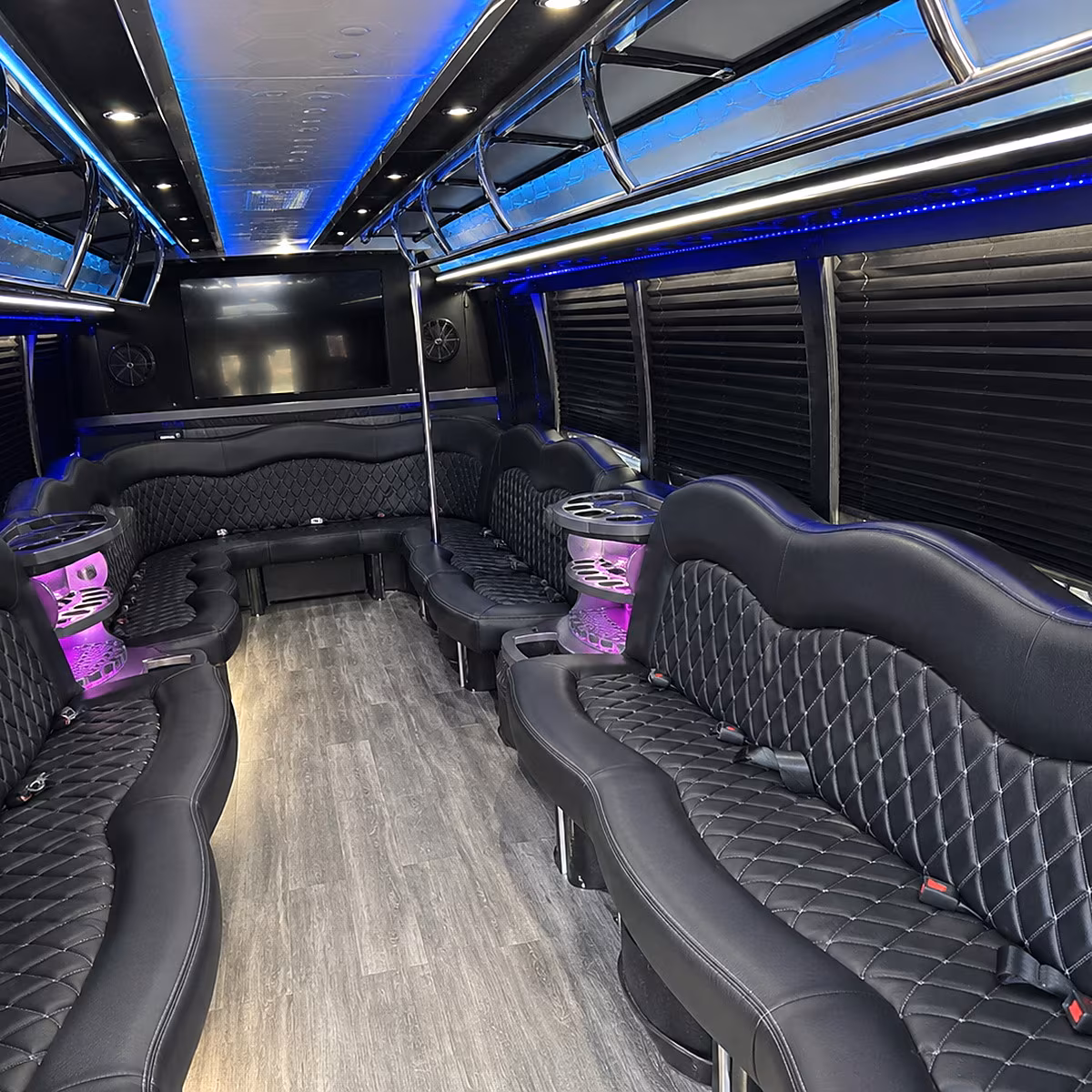 st george party bus rentals inside